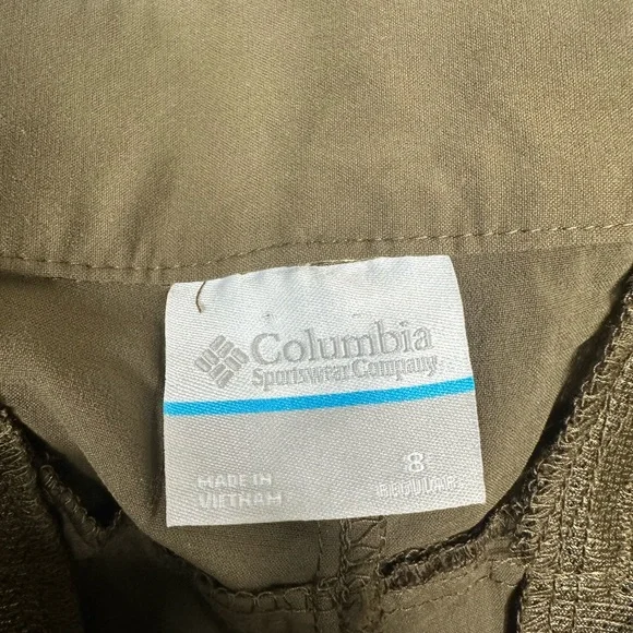 NWOT Columbia Women's Saturday Trail Stretch Pant in Army Green Size 8 - Picture 10 of 13
